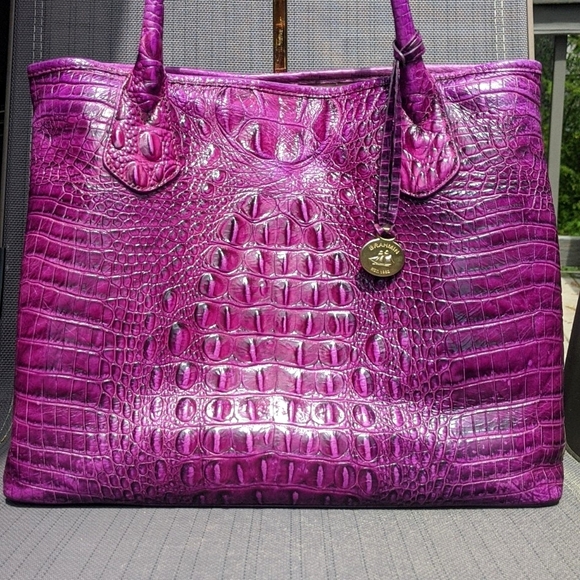 Brahmin Anytime Tote in HTF Dark Iris